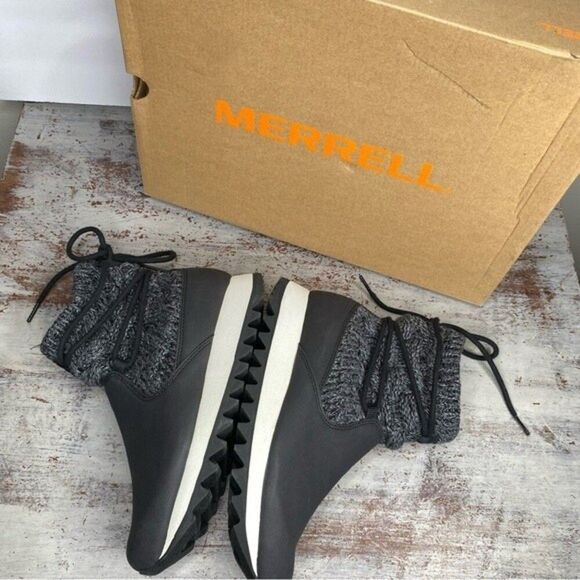 New Merrell Women's Alpine Pull on Knit Snow Boot 7
New with box black - Picture 2 of 8